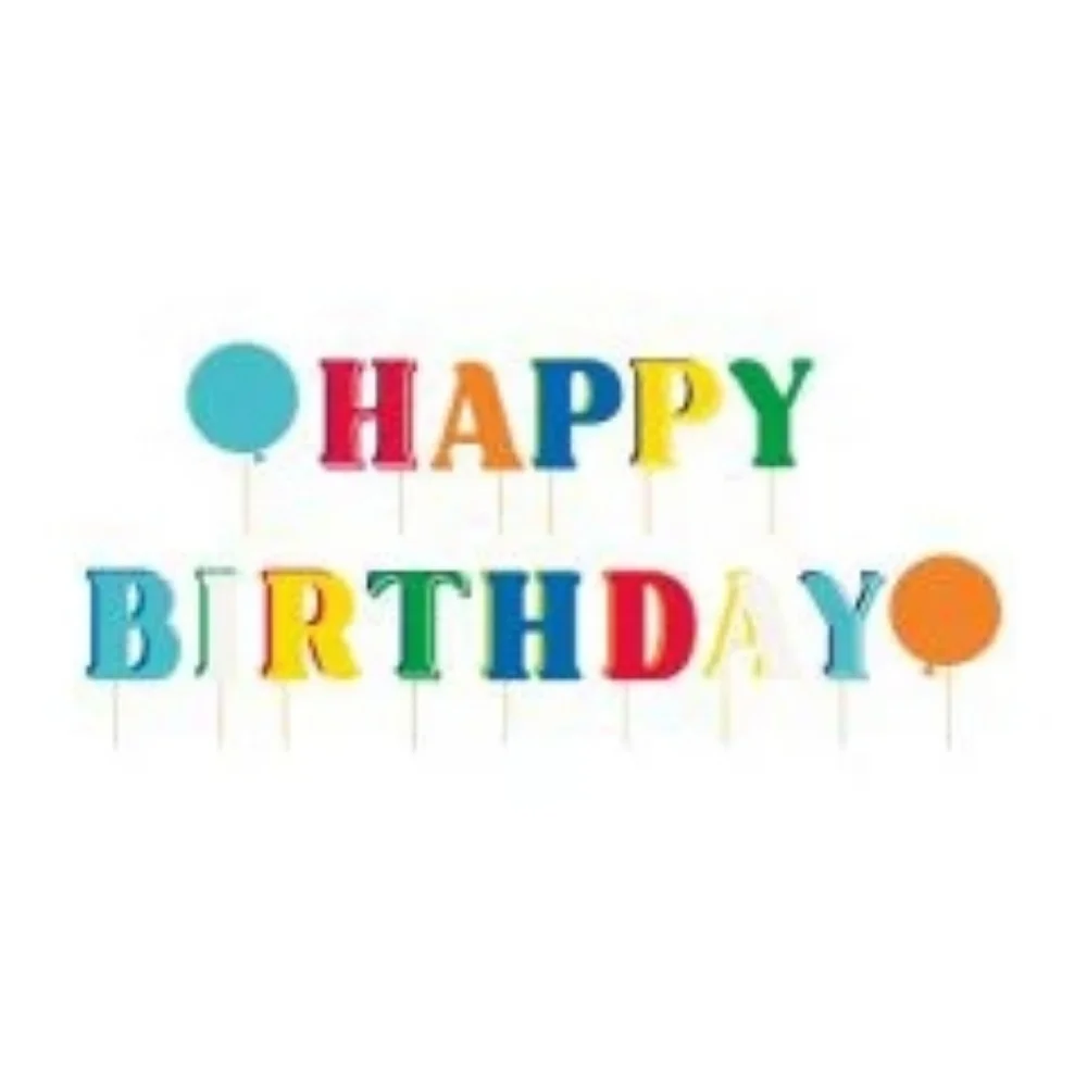 Colorful Happy Birthday Yard Signs